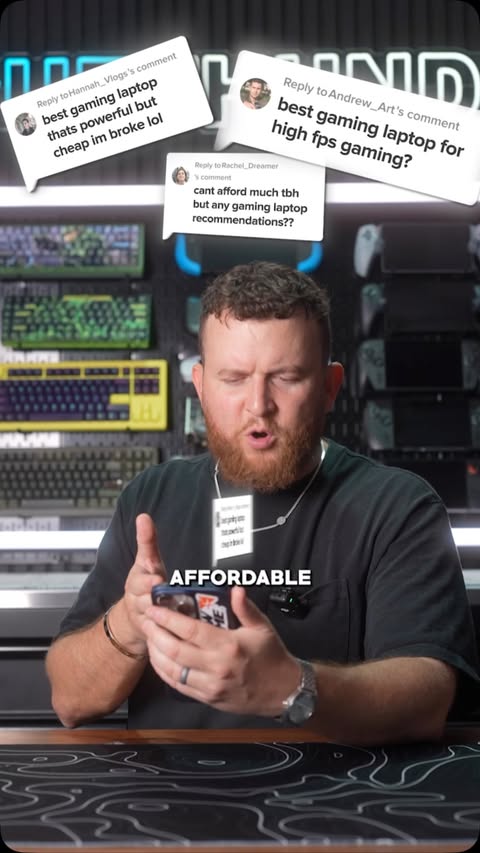 Instagram post by @blue_thundergaming for Lenovo Legion. Caption reads: [...] #AMDPartner #ad @lenovo @lenovolegion.