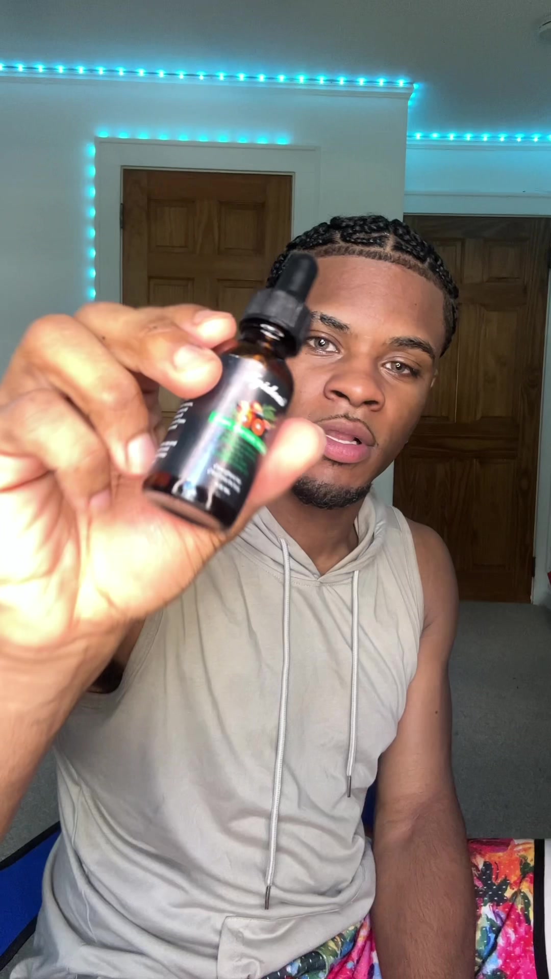 TikTok post by @krisvoide for Tgideas Beauty. Caption reads: @Tgideas Beauty oil is selling out fast. Get yours....