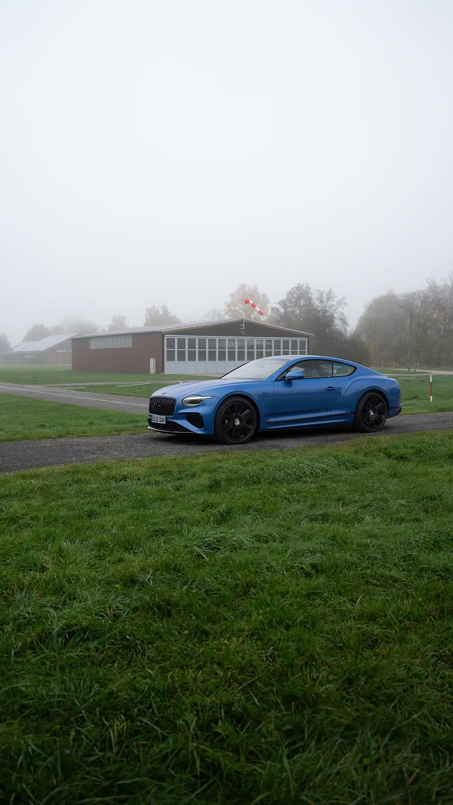 Instagram post by @the.mattbook for Bentley Motors. Caption reads: [Ad] Ready for take off 🛫 #bentleycontinental....