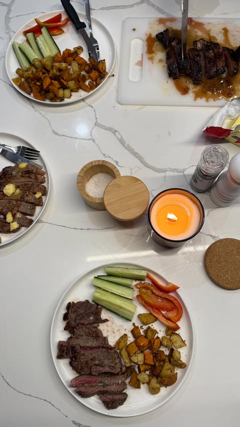 Instagram post by @coached_by_chrystal for EHPlabs. Caption reads: What I eat in a day (and why it works for....