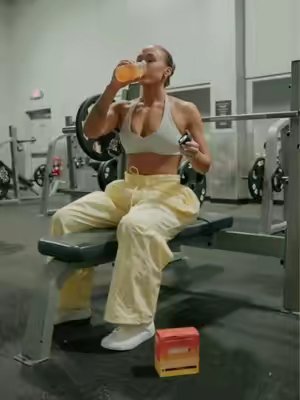 TikTok post by @joyjoysfitness_ for Instant Hydration. Caption reads: Try Instant Hydration’s ALL-NEW Energy+! @Instant....