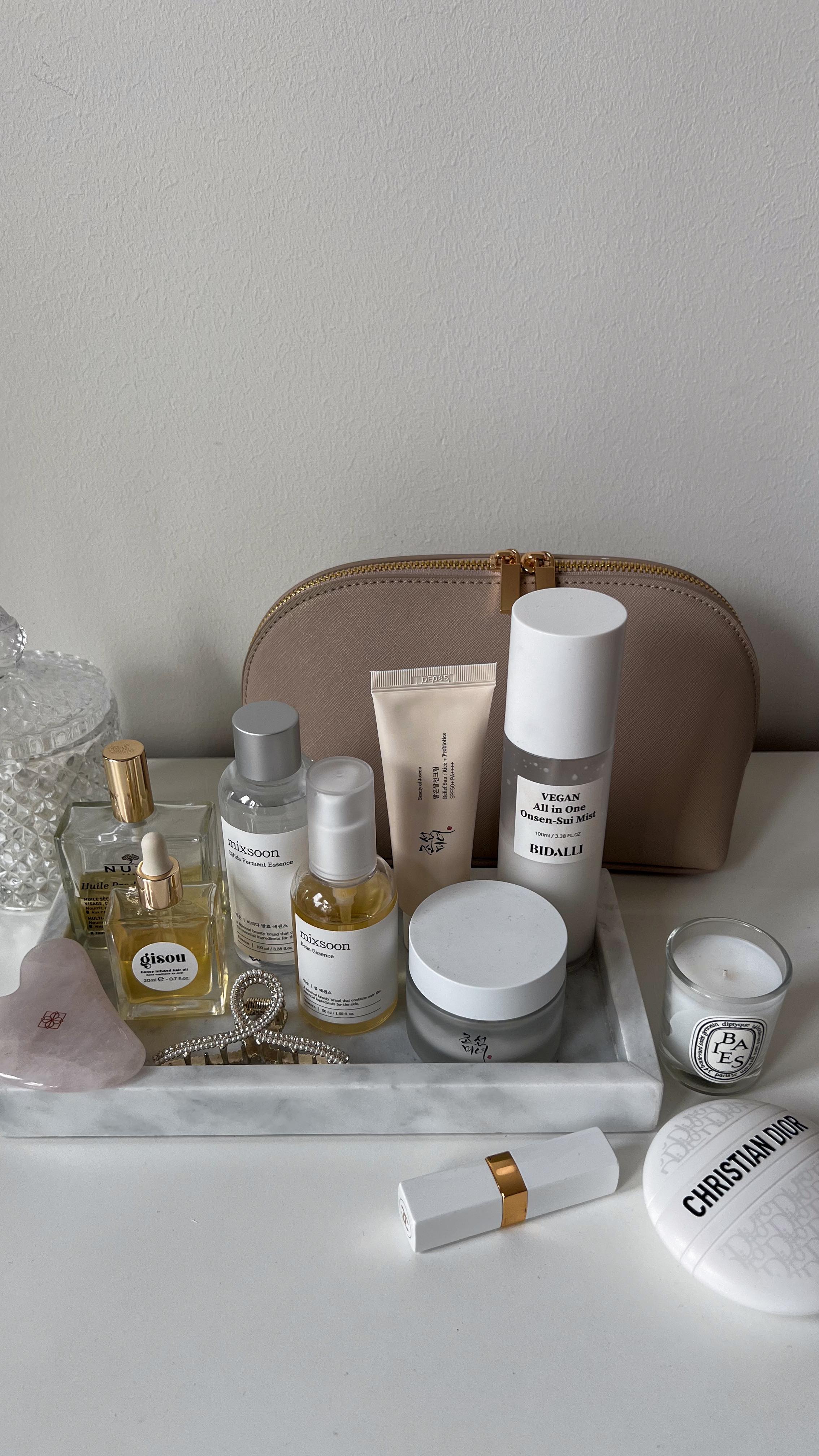 Instagram post by @camilla.brondsholm for Diptyque. Caption reads: Romanticizing a slow morning at home....