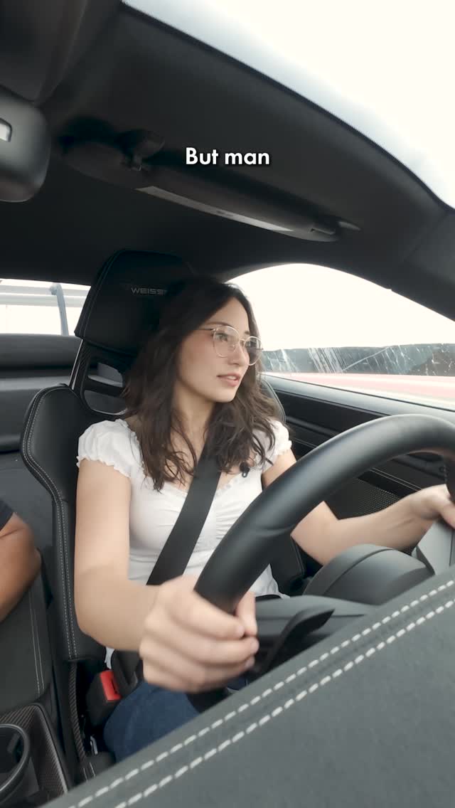 Instagram post by @f1elly for Porsche USA. Caption reads: What’s the difference between the GT3 RS road car....