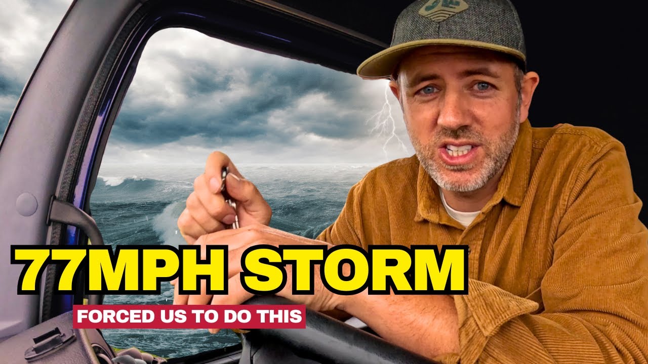 YouTube post by @Touringwiththekids for JustGiving. Caption reads: We Said We’d NEVER Go Back! .