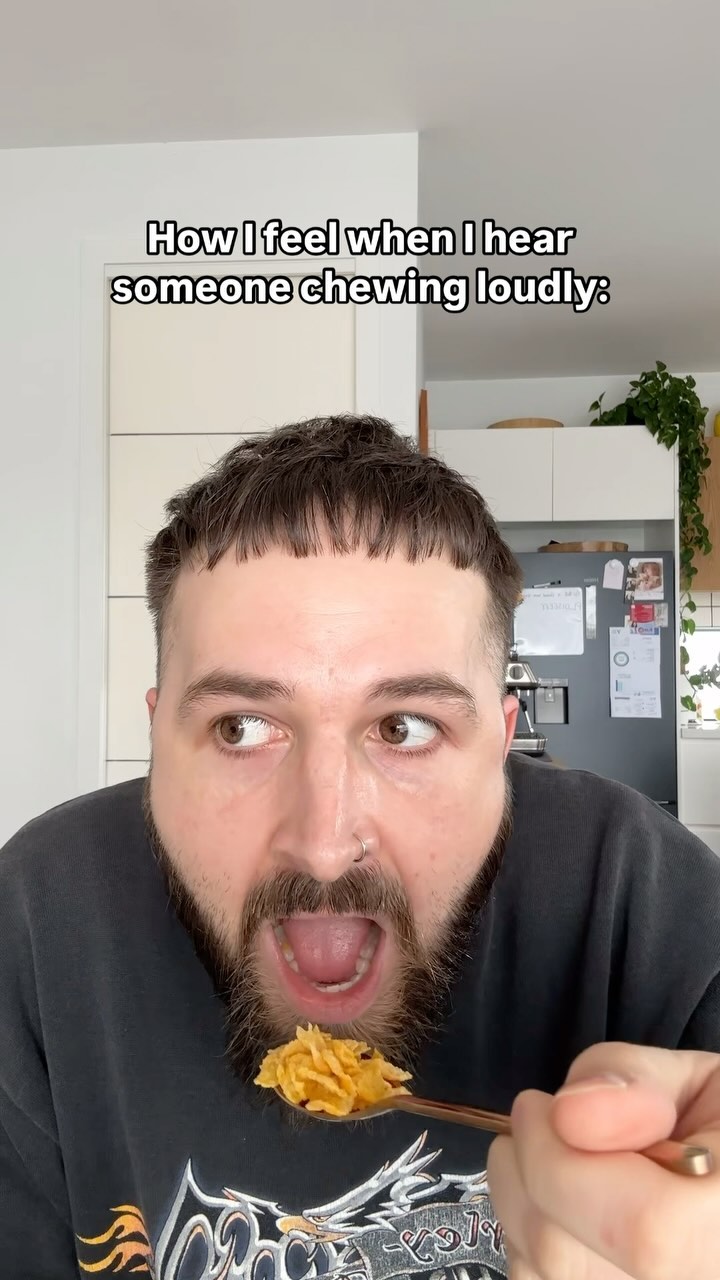 Instagram post by @tim.collins for Blizzard ANZ. Caption reads: Who else HATES the sound of loud chewing?! That’s....