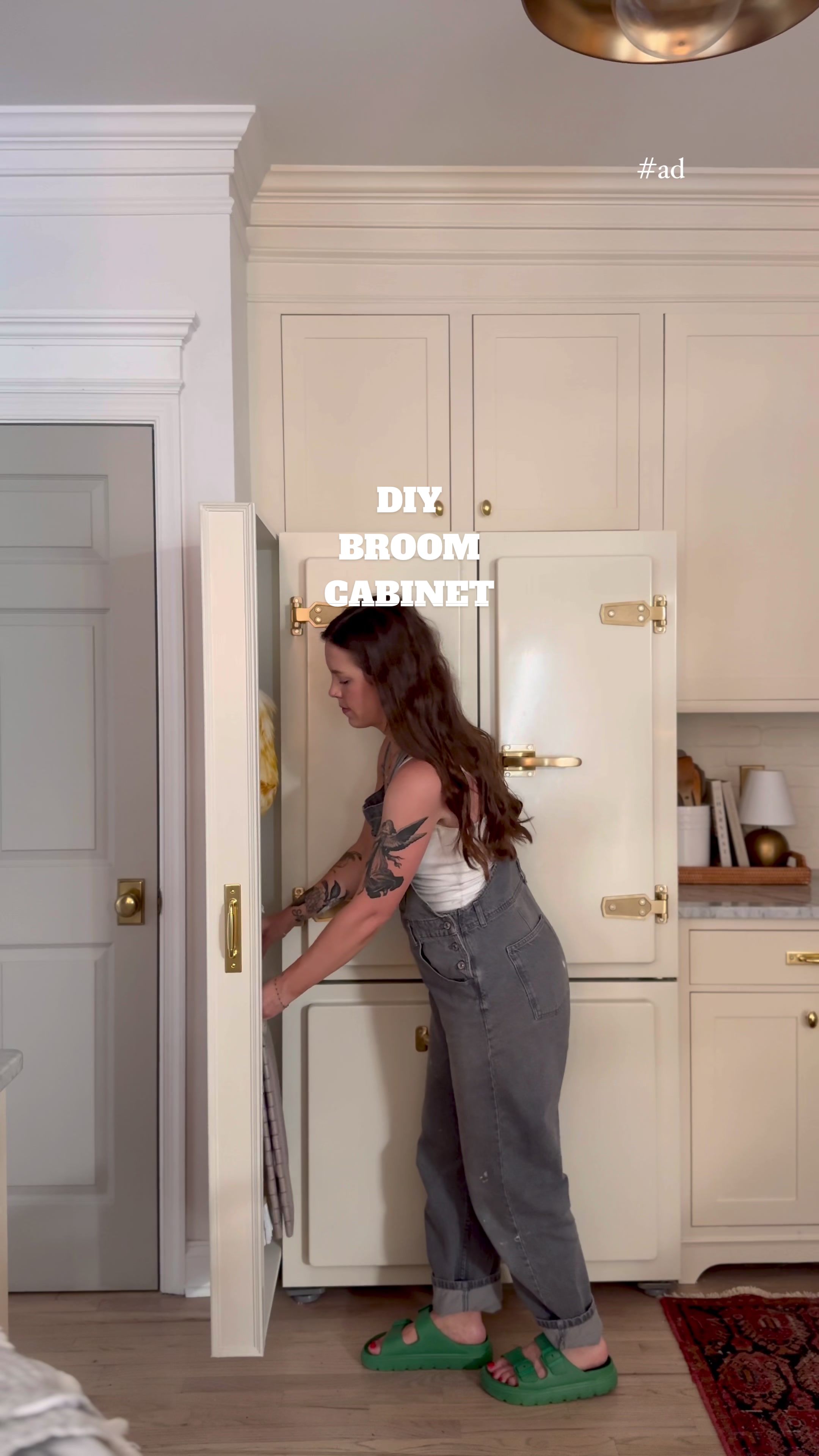 TikTok post by @cassmakeshome for MagicLinks. Caption reads: #ad This project took me a few hours and solved my....