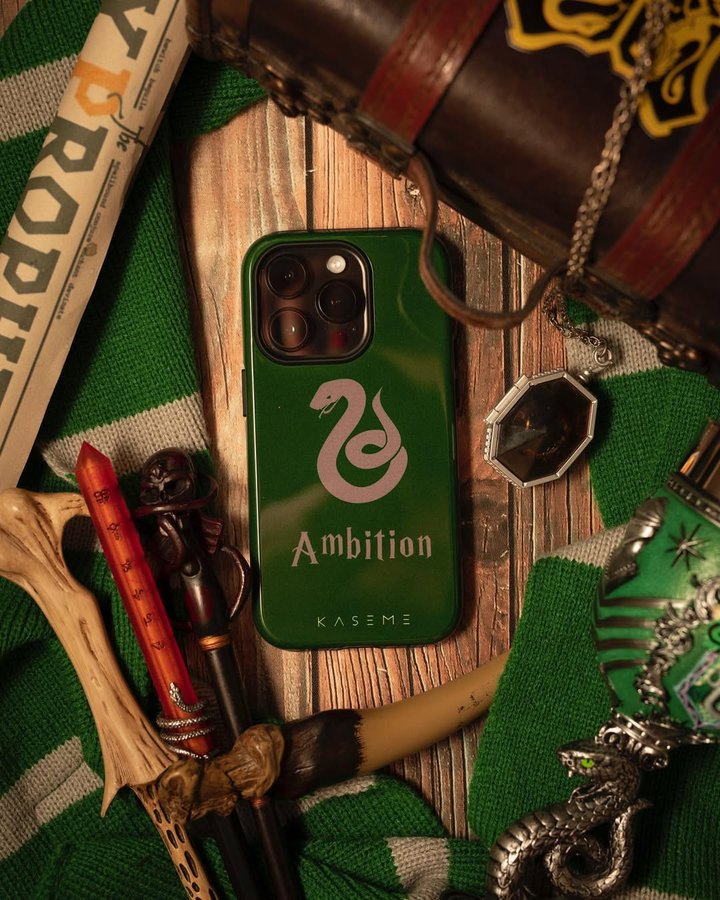 Instagram post by @myharrypottercorner for KaseMe. Caption reads: Pick a house.. any house 😉✨⁣
⁣CODE:....