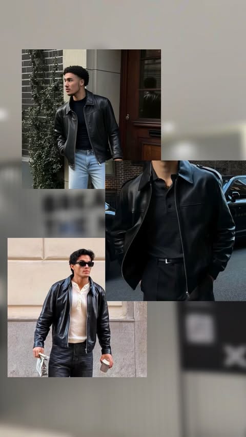Instagram post by @jaisonnnn_ for Snitch. Caption reads: Get your leather jacket from SNITCH before it’s....