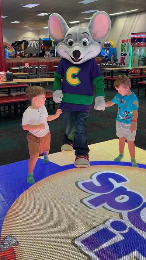 Instagram post by @kidthingstodointampabay for Chuck E. Cheese. Caption reads: We have been going to Chuck E. Cheese fun center....