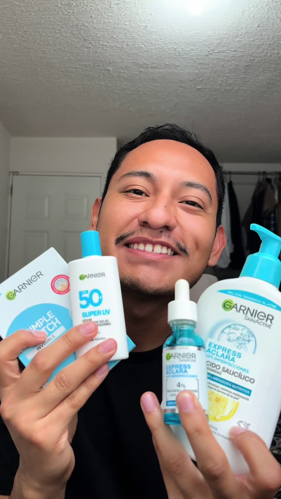 TikTok post by @leonardbaez for ForMe Tips. Caption reads: #GarnierSkincare #SeNotaQueNoSeNota #GarnierMx....
