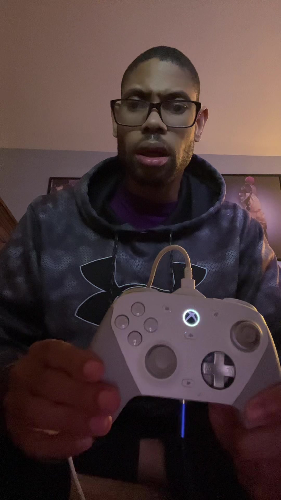 TikTok post by @goldballer24tv for GameSir. Caption reads: @GameSir Official US #gamesirg7procontroller [...].