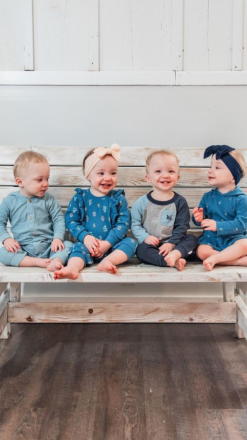 Instagram post by @hannah_cmack for Gerber Childrenswear. Caption reads: We absolutely love our Gerber Childrenswear fall....