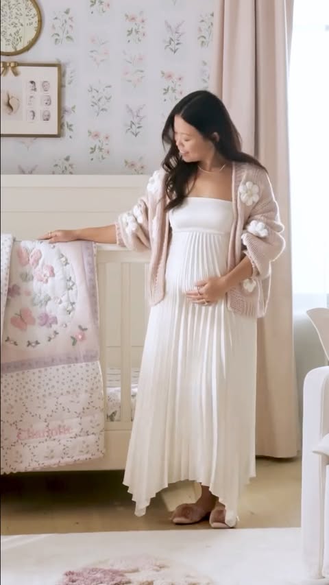 Instagram post by @joyfullygreen for Pottery Barn Kids. Caption reads: Ready for a nursery transformation? DIY and home....