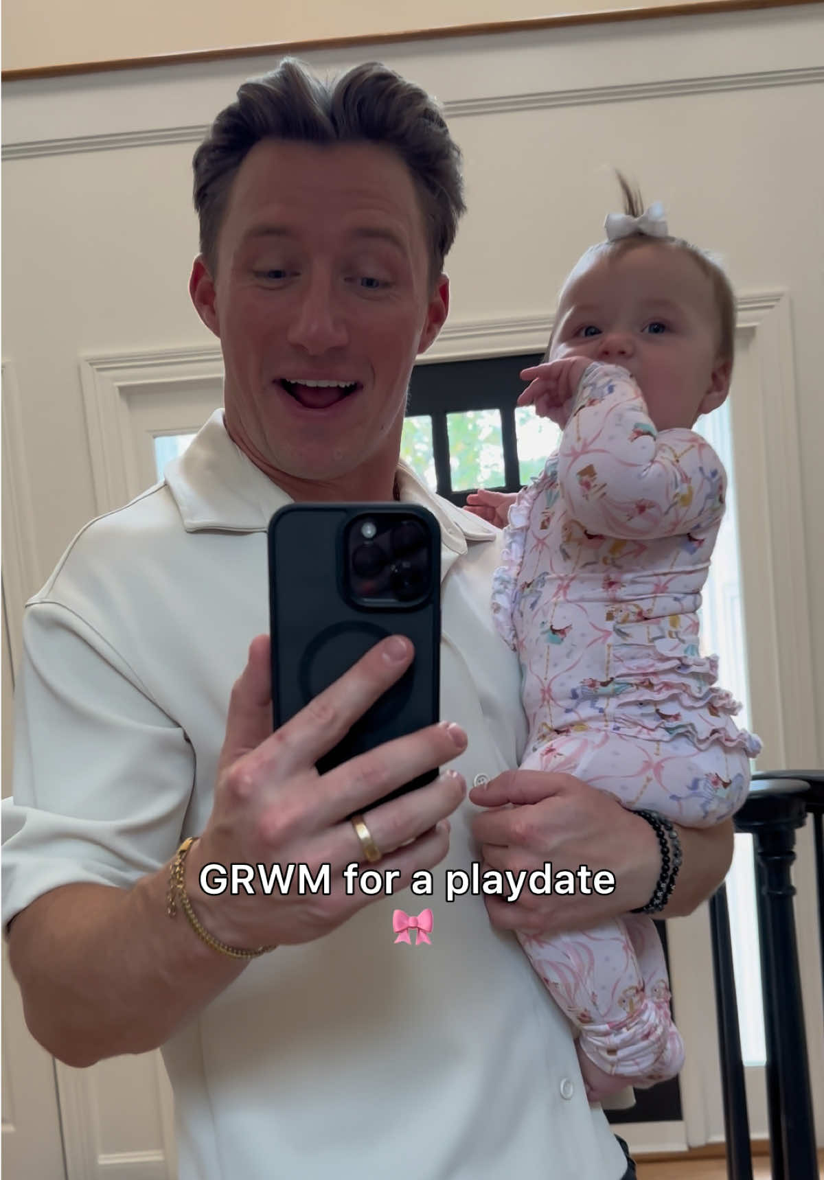 TikTok post by @kevincooneyy for VTECH. Caption reads: Come play with VTech’s 4-in-1 Steps & Stages....