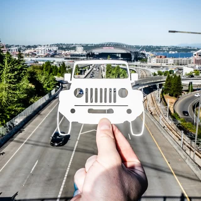 Instagram post by @rudy_willingham for Jeep. Caption reads: Read between the lines: life is more fun in a....