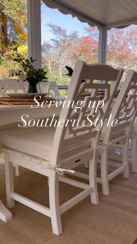 Instagram post by @holymackerelhouse for Polywood. Caption reads: [...] Charm, one meal at a time! My new @POLYWOOD....