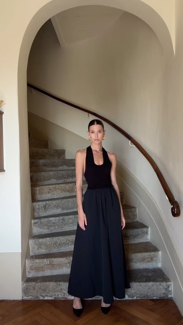 Instagram post by @dcopperman for St. Agni. Caption reads: [...] skirt. Bonus if it involves both 🤞🏼....