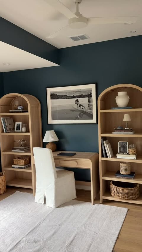 Instagram post by @simonejwhitley for Benjamin Moore. Caption reads: Room Updates! #ad I love @benjaminmoore ‘s....