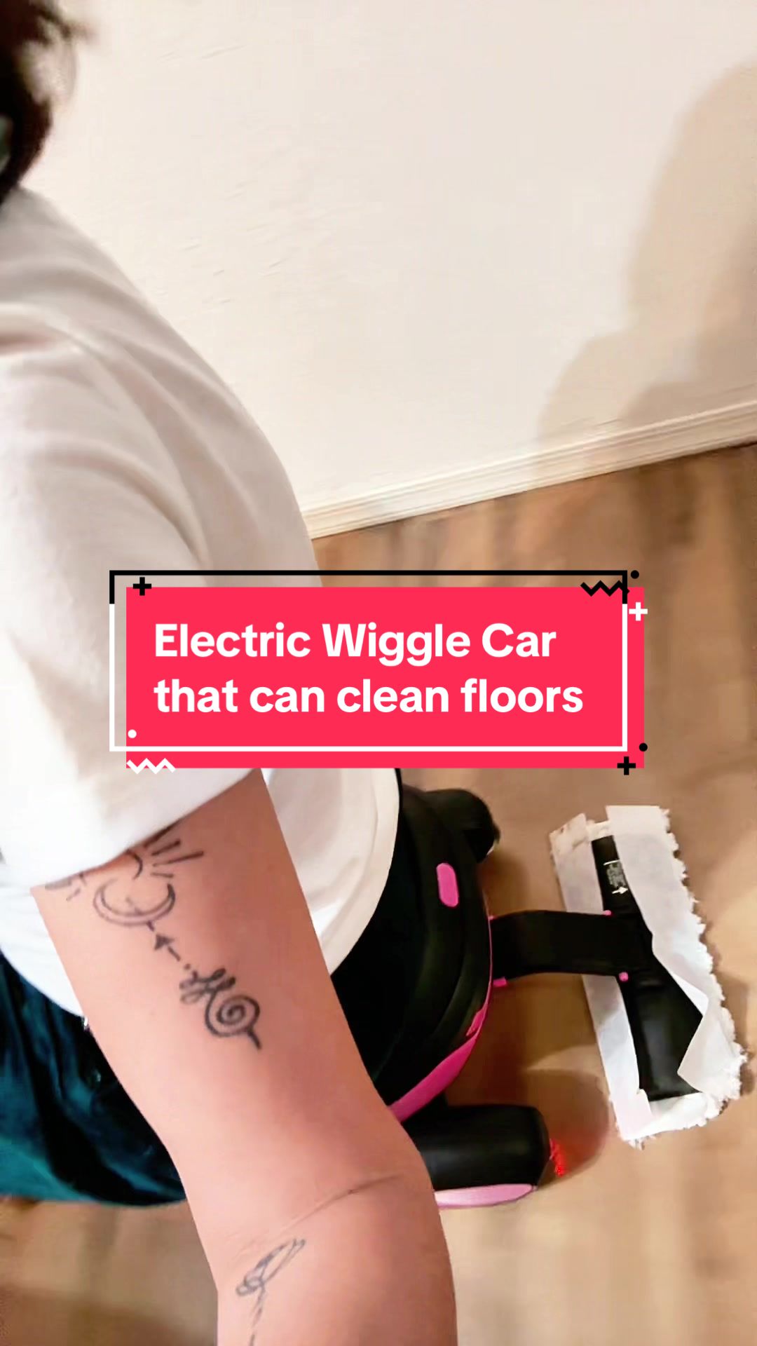 TikTok post by @mariawiles1 for Fanttik. Caption reads: FanttikRide N10 #wigglecar #giftideasforkids [...].