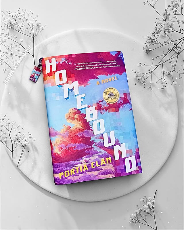 Instagram post by @bookgirlbrown_reviews for Scribner Books. Caption reads: [...] #ad much love for my PR box @scribnerbooks +....