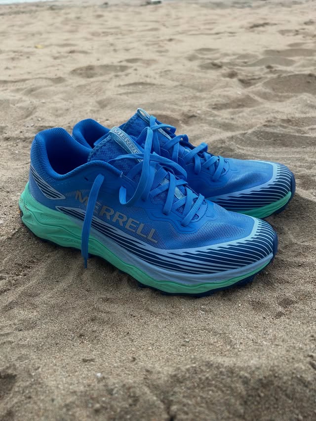 Instagram post by @okmalumkoolkat for Merrell. Caption reads: @merrellsa Agility Peak 6 iyamerrela! #merrell....
