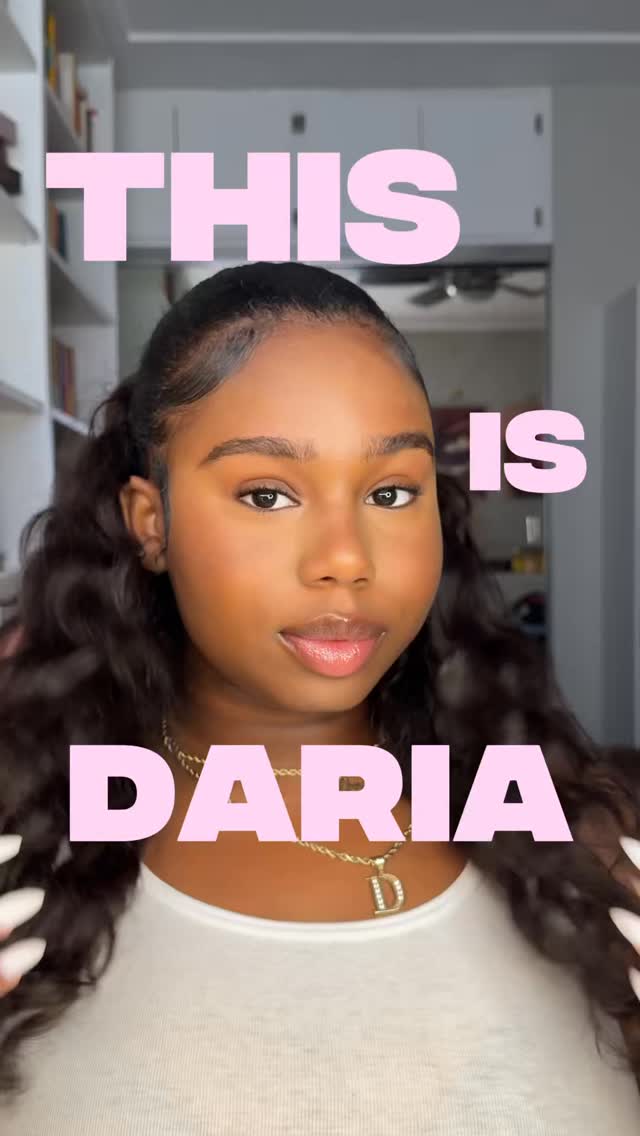 Instagram post by @dariadjohns for Black Radiance Beauty. Caption reads: Eyeliner and Mascara adds to any look💋 Especially....