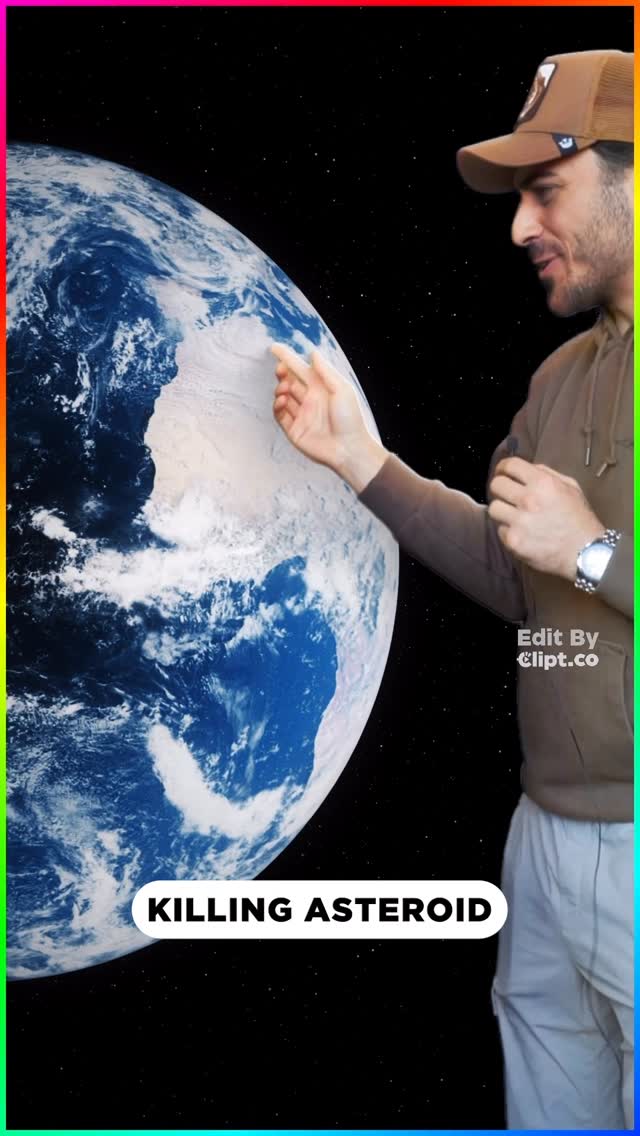 Instagram post by @henrybelcaster for Supercell. Caption reads: Can We Stop A Planet-Killing Asteroid??.