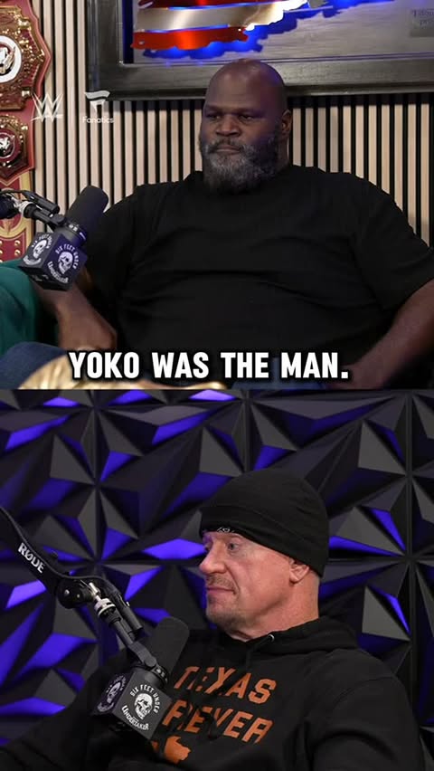 Instagram post by @undertaker for Fanatics. Caption reads: Couldn’t have said it better myself, Yoko was the....