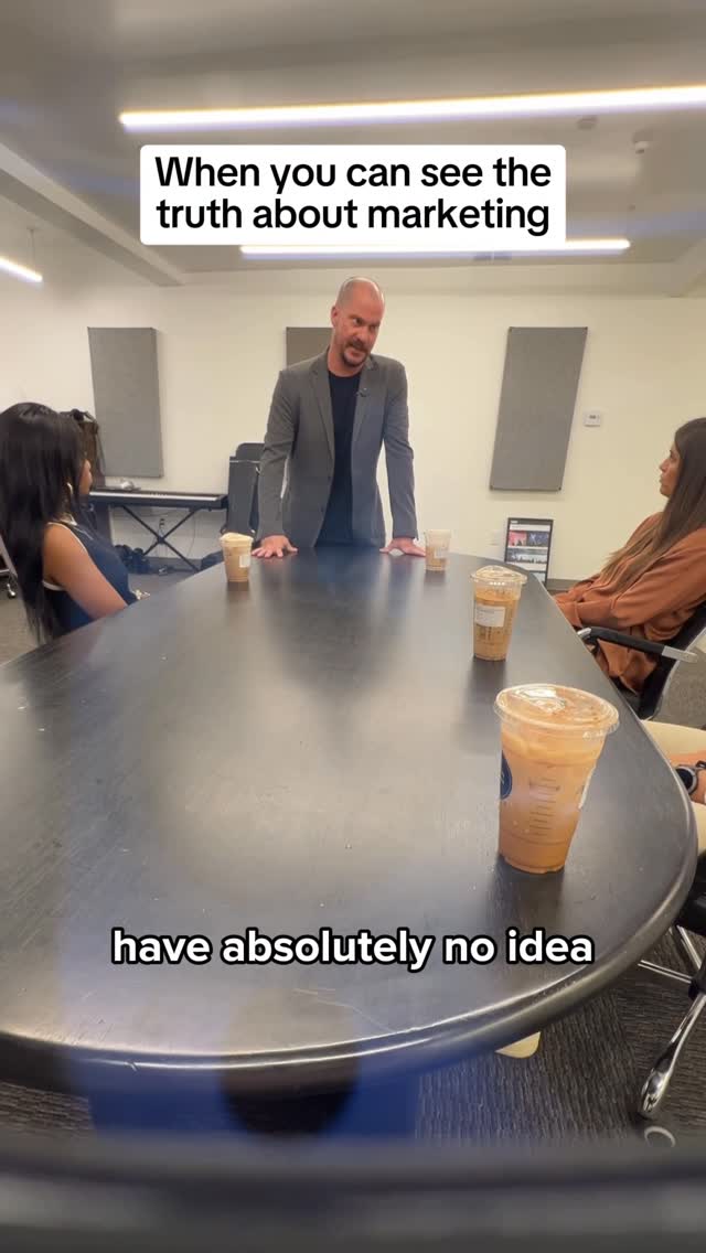 Instagram post by @clickupcomedy for ClickUp. Caption reads: Once you see it, you can’t unsee it....