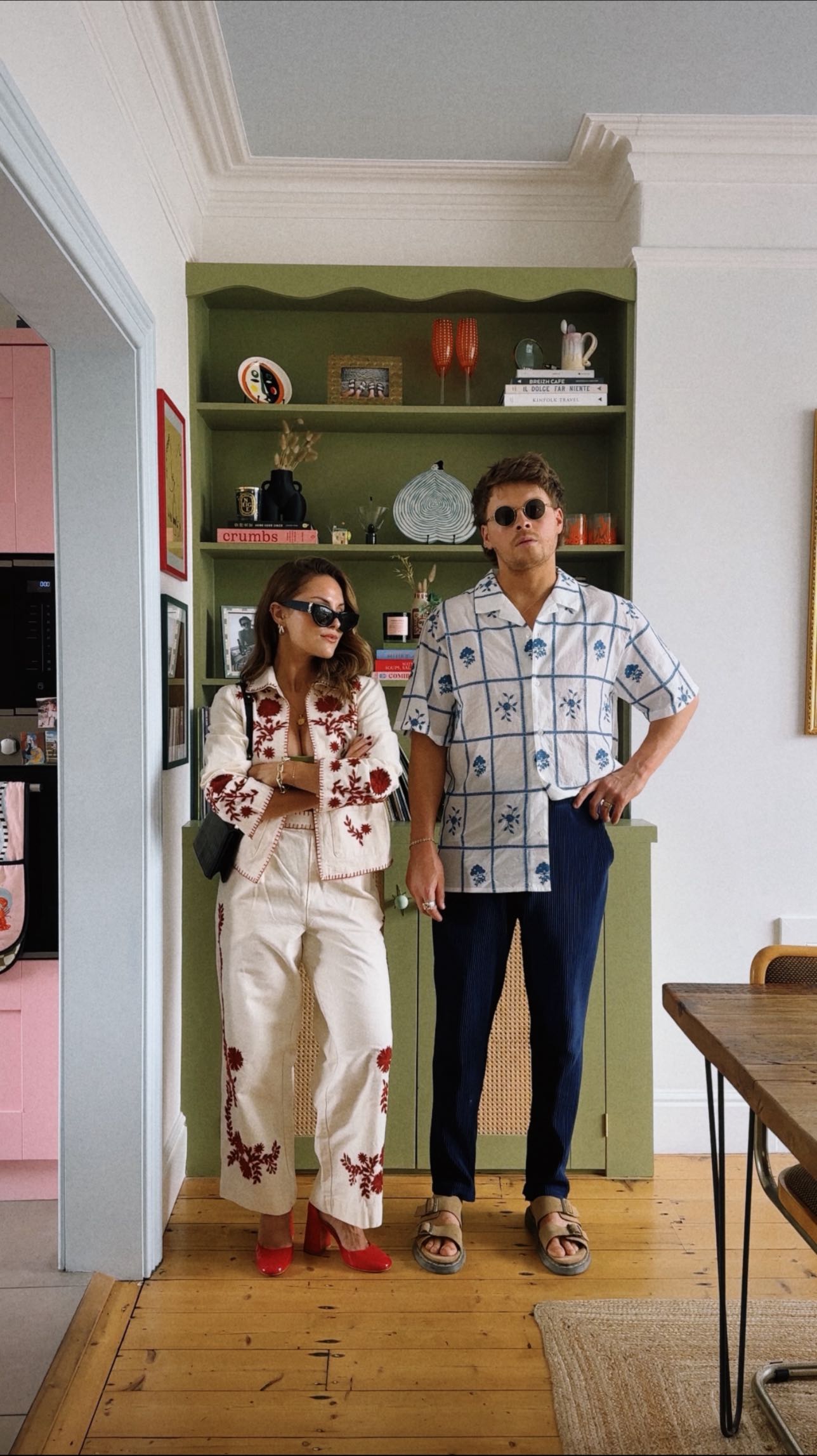 Instagram post by @amybell for MOTH Drinks. Caption reads: ad Shaking our way around the motherland! And how....