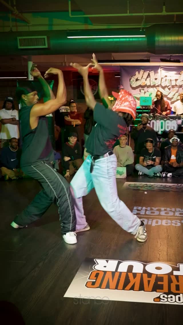 Instagram post by @stanceelements for Snipes USA. Caption reads: @thesunofnature and @lordfin2 champions of 2v2....