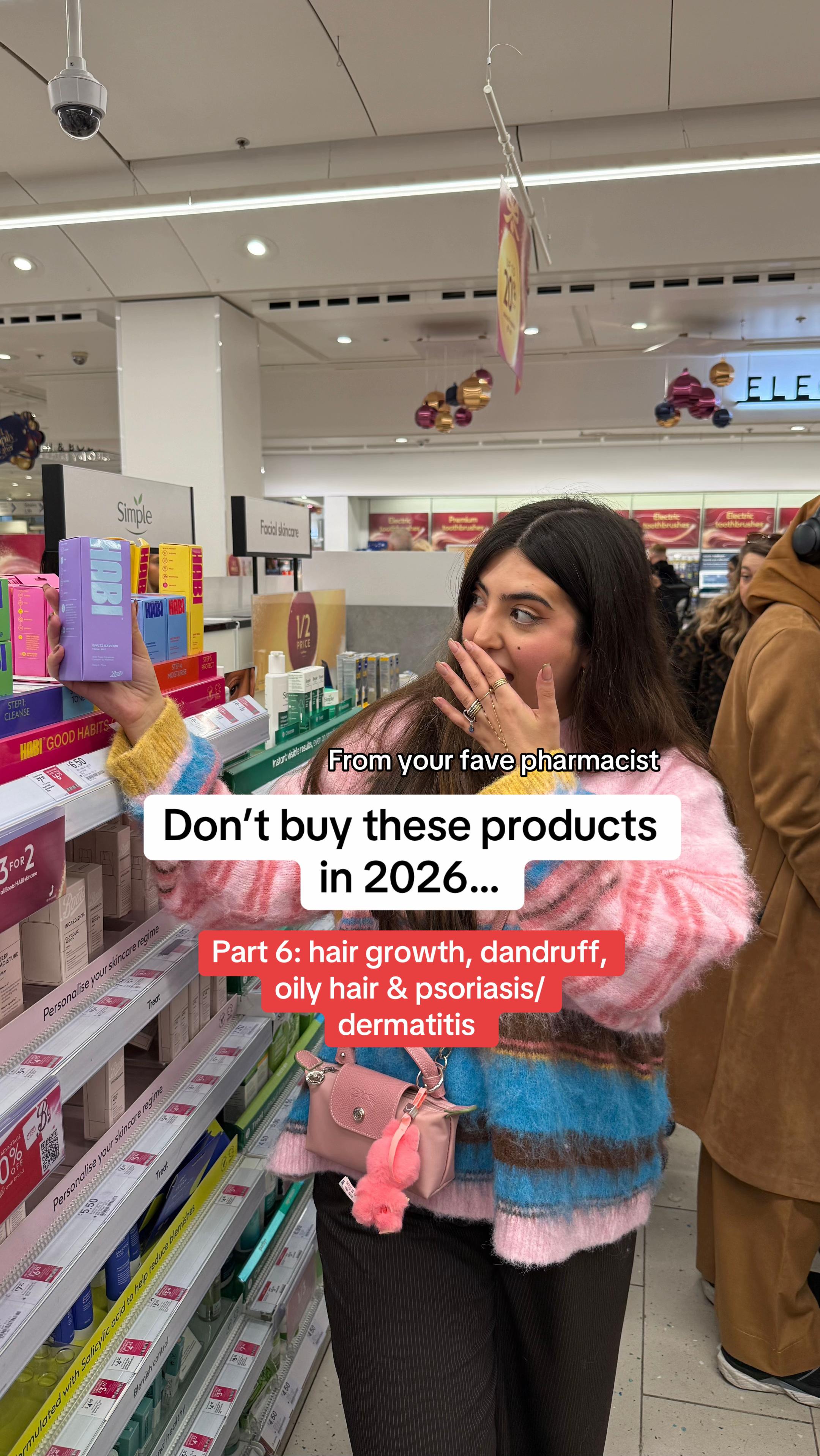 TikTok post by @beautybynori for Theinkeylist. Caption reads: These are some of my favourite hair growth....