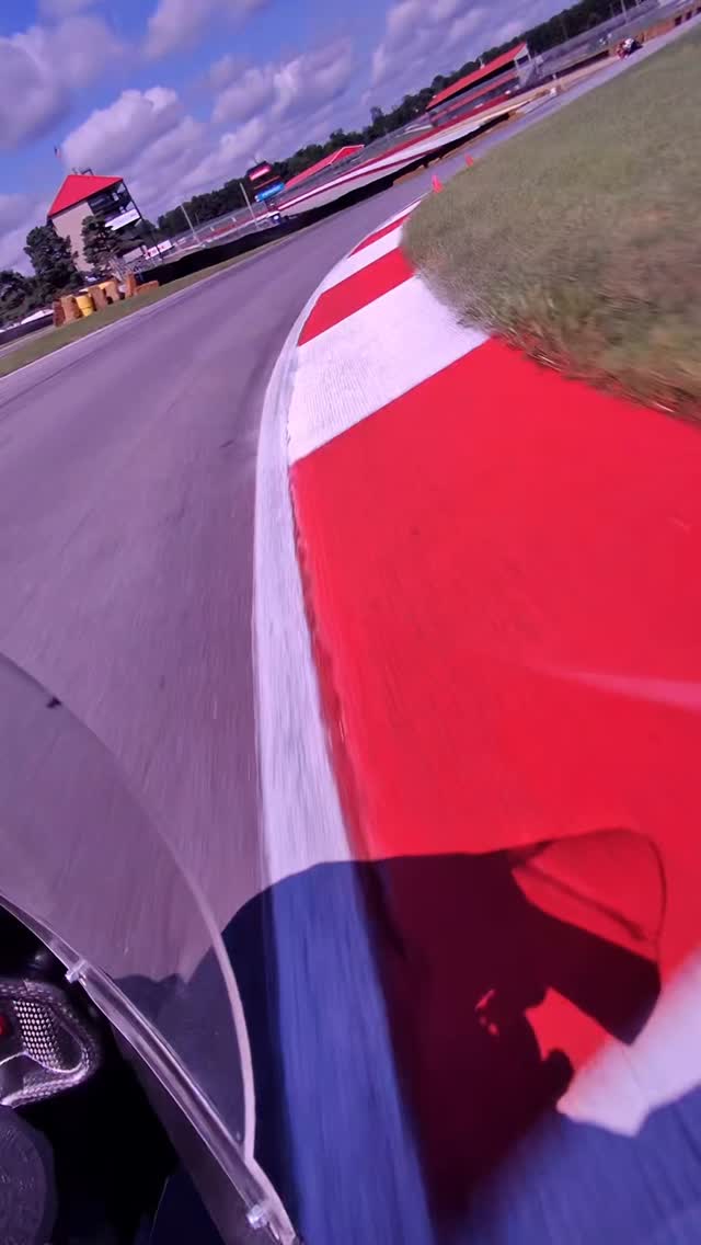 Instagram post by @m4_exhaust for Suzuki. Caption reads: Step into the rider’s seat 👀💨 Take a lap around....