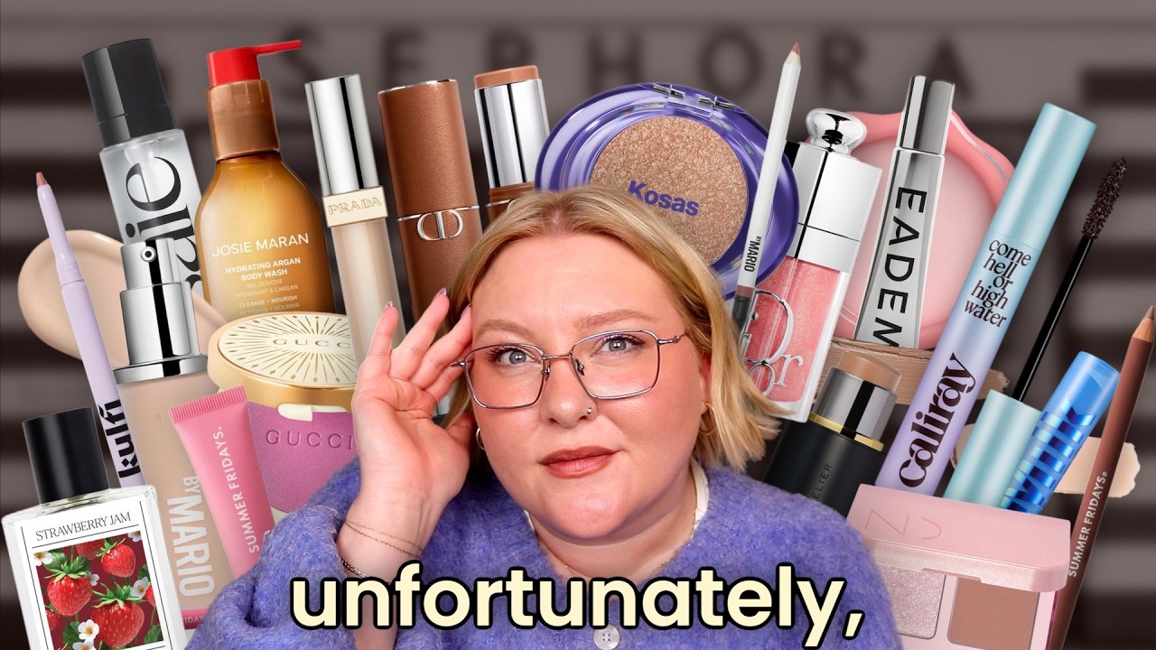 YouTube post by @LaurenMaeBeauty for Snif. Caption reads: [...] *BK Beauty Brushes (code LAURENMAE10) -....