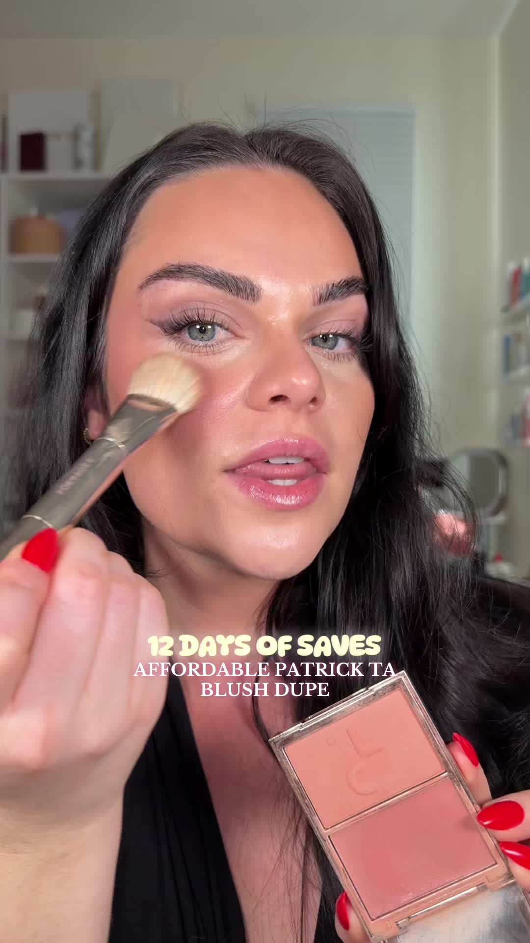 TikTok post by @kristynhoffman96 for Morphe. Caption reads: And that wraps up 2025!!! @Morphe Cosmetics truly....