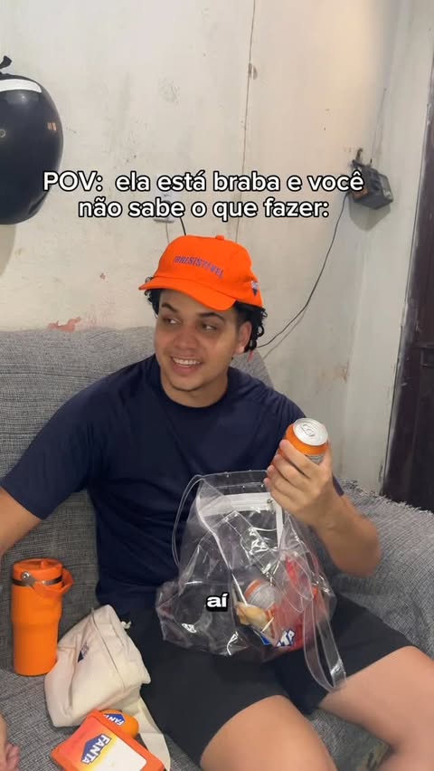 Instagram post by @oeltonramos for Fanta. Caption reads: Terapia de casal: Fanta ainda mais saborosa 🍊....