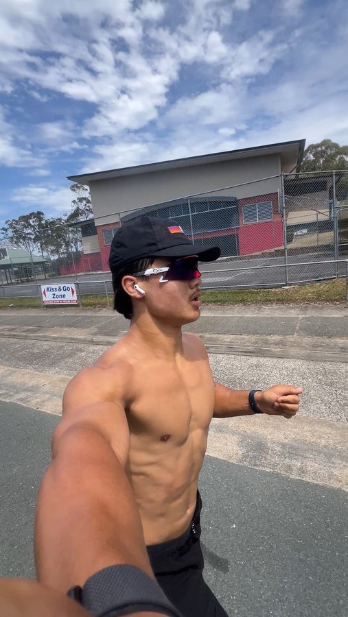 Instagram post by @georgewnield for Everyday Rewards. Caption reads: Fuel right, Train hard and Win big 💪🏽
Scan your....