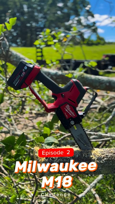 Instagram post by @milwaukee_tool_addict for Milwaukee Tool. Caption reads: [...] out on the farm, another @milwaukeetoolsaus....