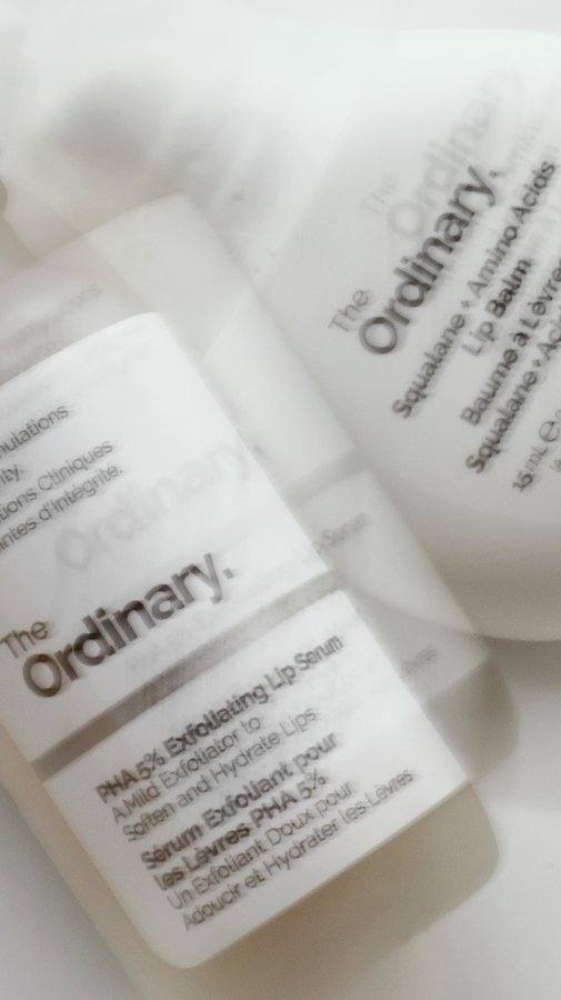 Instagram post by @urshaynesss for The Ordinary. Caption reads: Say bye to crusty, flaky lips thanks to this new....