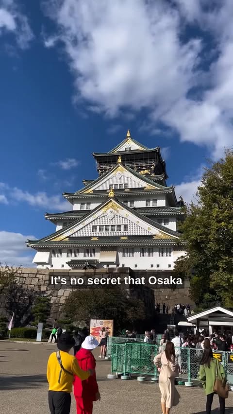 Instagram post by @japaneat.gram for TokyoTreat. Caption reads: Osaka has the best food in Japan #japan....