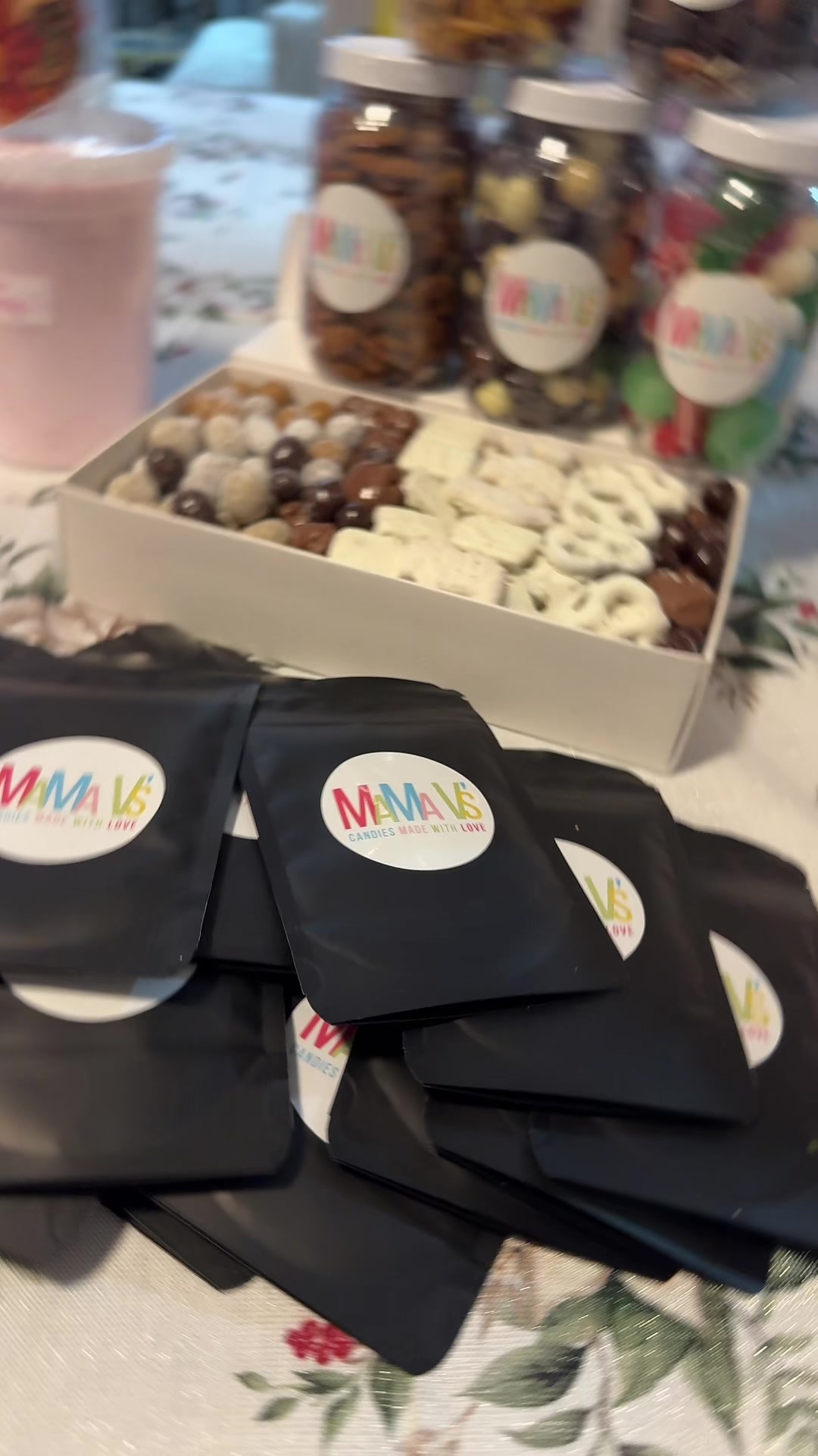 TikTok post by @krissy_2929 for Mama V’s Candy. Caption reads: Supporting Mama V the Gringa way 💗✨ From candy to....