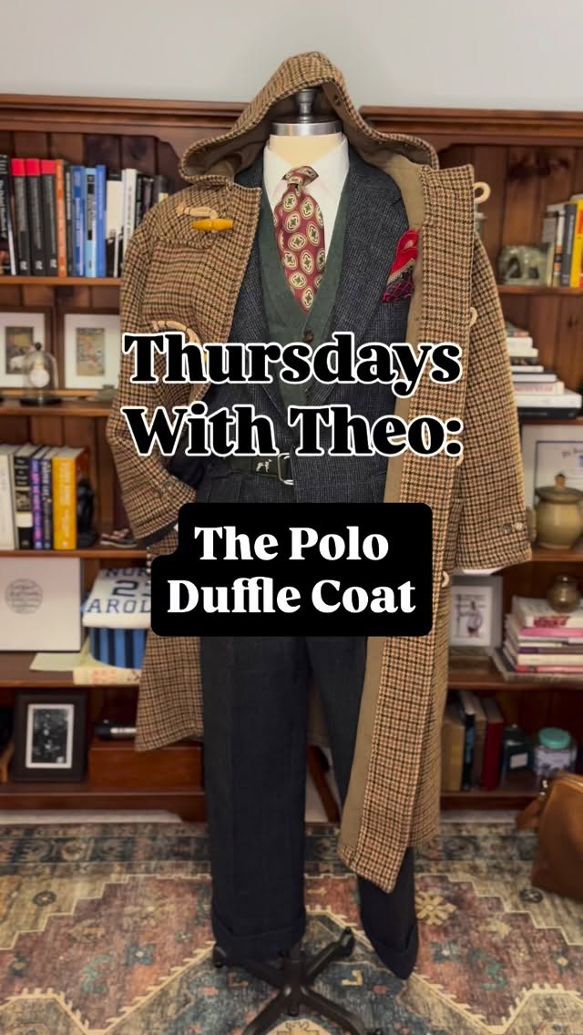 Instagram post by @matthewhughey for Brooks Brothers. Caption reads: Theo — Thelonius Gillespie III — is back!  Theo....