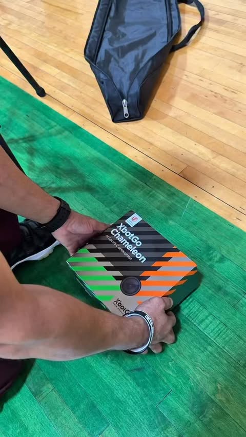 Instagram post by @d4g_basketball for XbotGo. Caption reads: [...] a camera, it’s a coaching advantage. The....