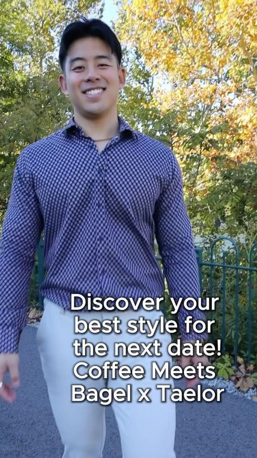 Instagram post by @ksh3n for Coffee Meets Bagel. Caption reads: Skip shopping, start dating. @coffeemeetsbagel x....