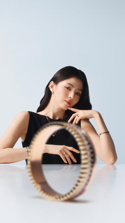 Instagram post by @xeesoxee for Boucheron. Caption reads: Time for a new perspective. Boucheron Ambassador....