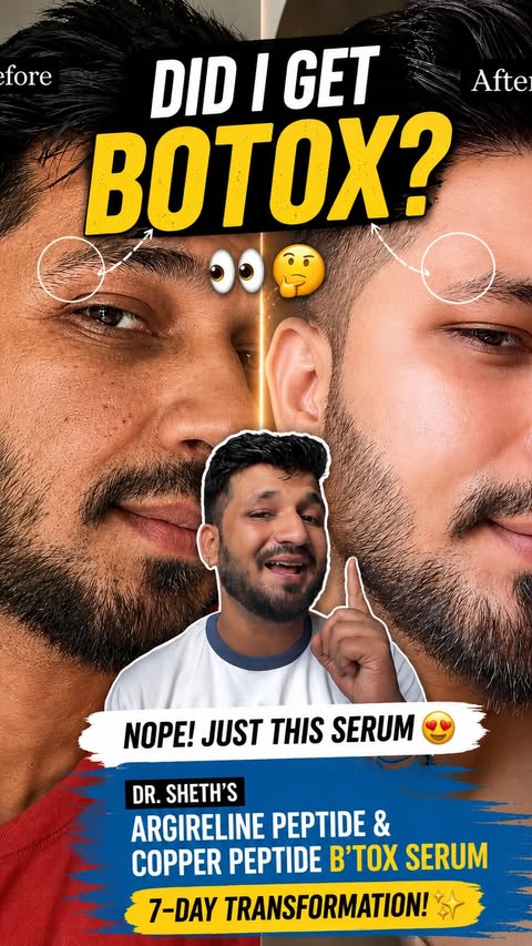 Instagram post by @belikeabhii for Dr Sheths. Caption reads: Comment “LINK” for the link 🔗 I was actually....