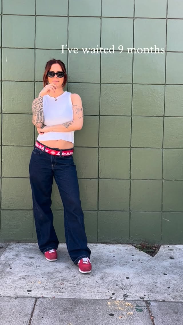 Instagram post by @givememoa for UPPAbaby. Caption reads: New favorite pair brought to you by @dickies 🤍....