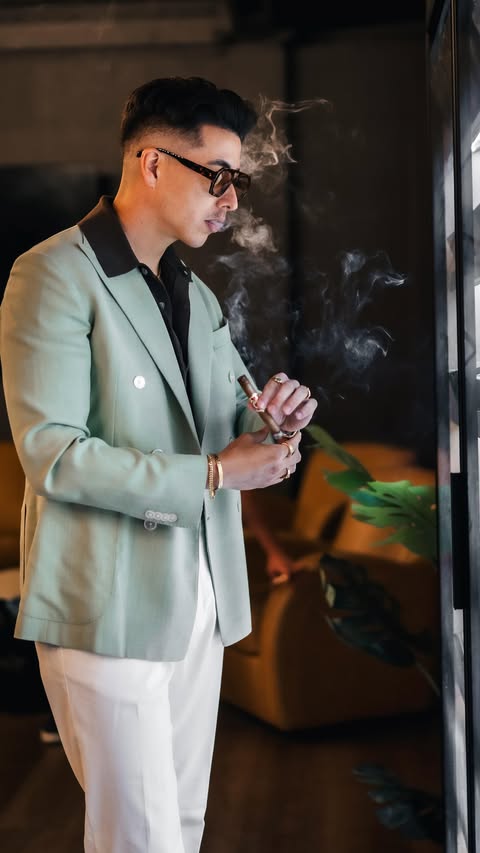 Instagram post by @blakescott for Naturium. Caption reads: My skincare routine is nothing fancy, just....