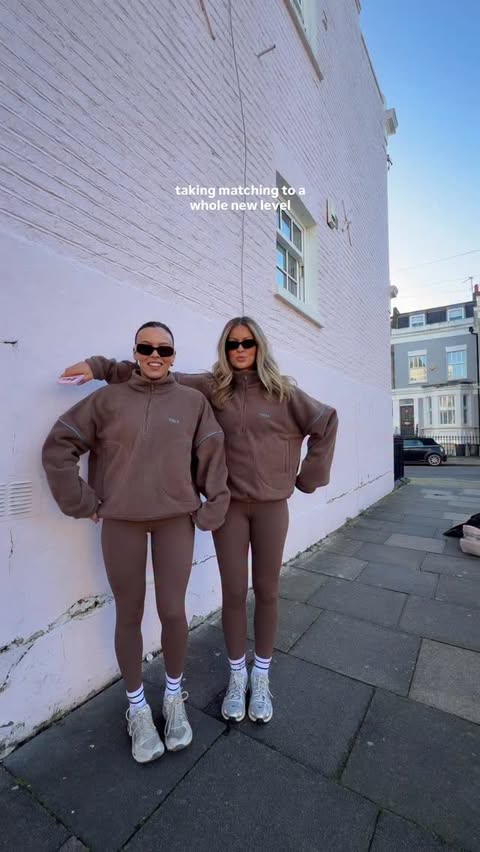 Instagram post by @mayabfit for TALA. Caption reads: living in these fleece’s @wearetala 🧸🤎🥥....