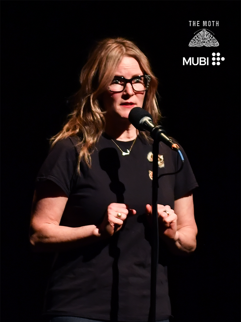 TikTok post by @mothstories for MUBI. Caption reads: [...] is sponsored by global streaming service....